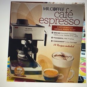 MR.Coffe cafe espresso machine